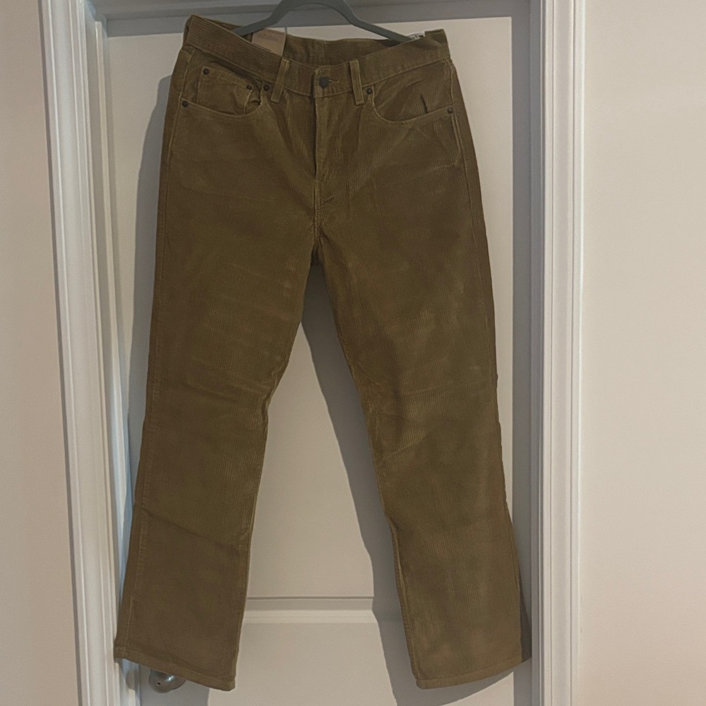 Levi's Women’s Mid Rise Brown Corduroy Pants